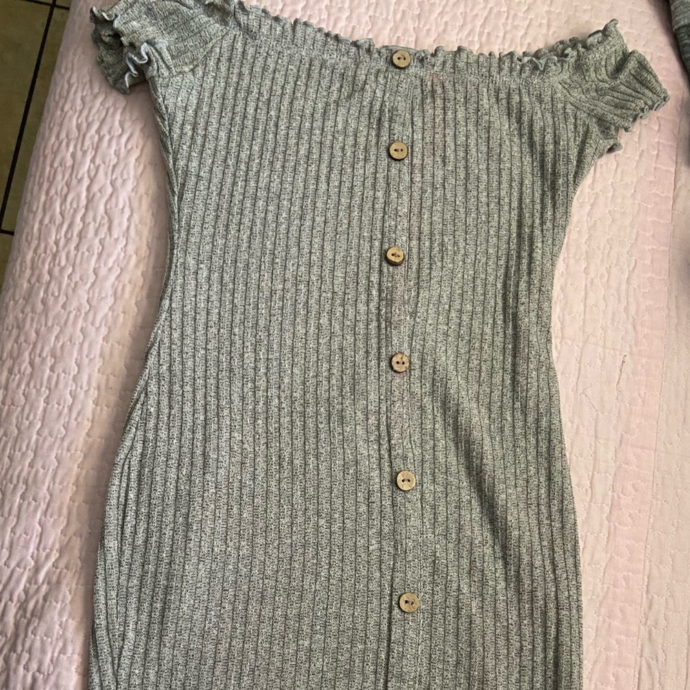 Gray dress